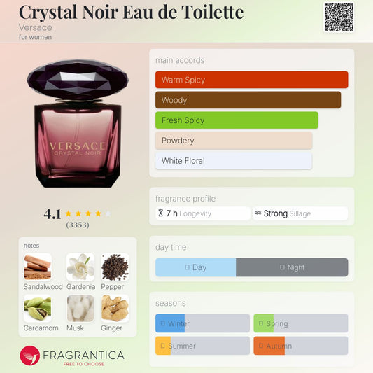 CRYSTAL NOIR EAU DE TOILETTE - -