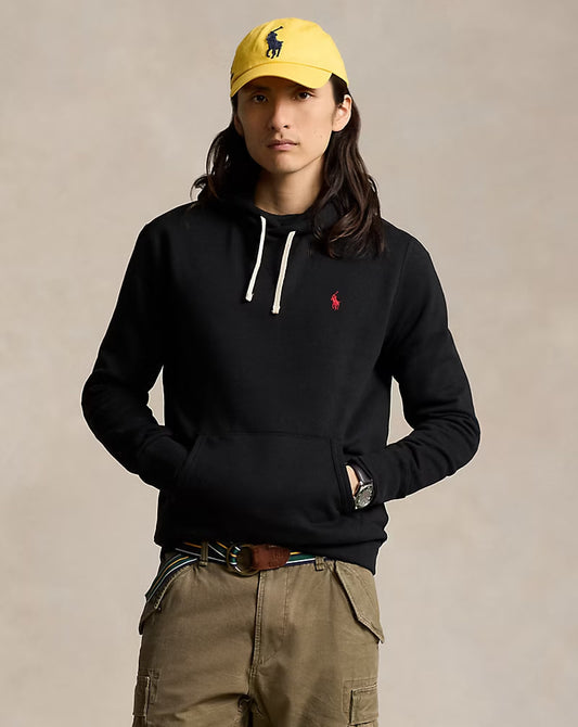 The RL Fleece Hoodie - - Black