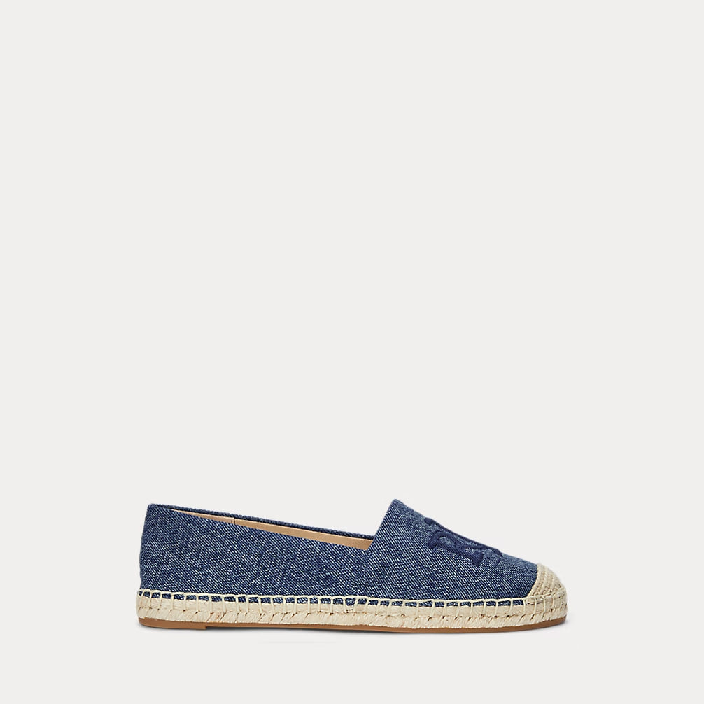 Cameryn Washed Denim Espadrille - -