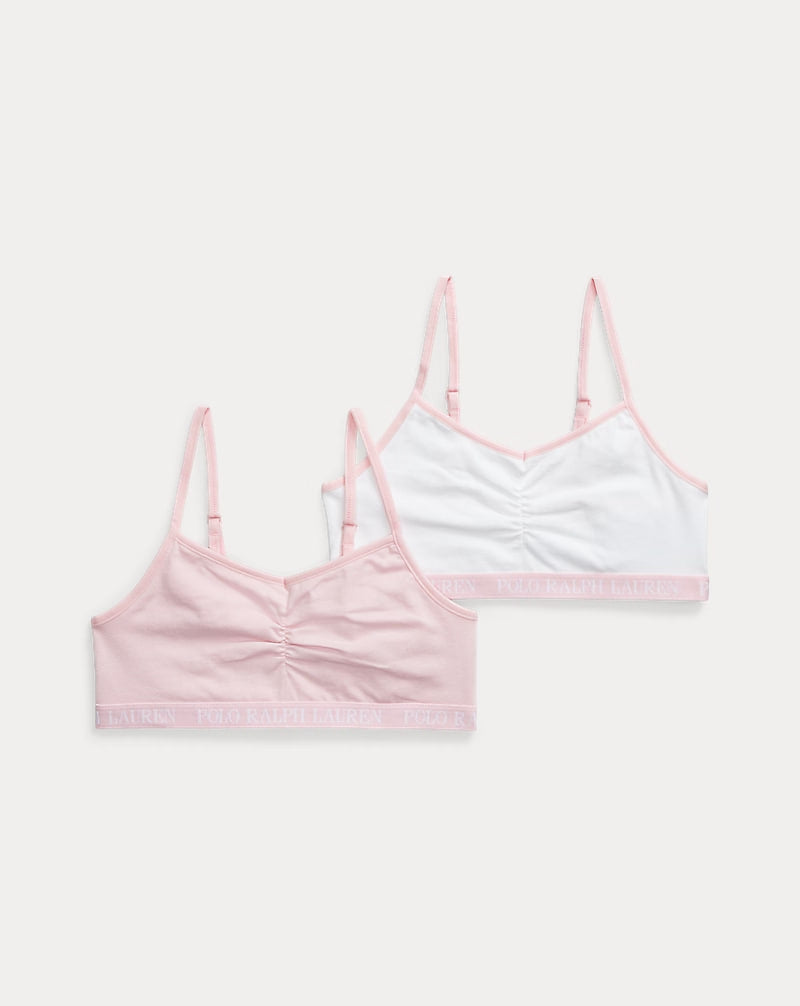 Stretch Jersey Bralette 2-Pack 7-16 - - Pink