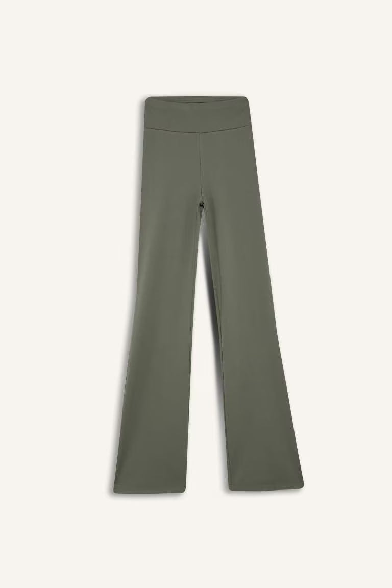 DeFactoFit Flare Fit Standard Length Sweatpants - - Green