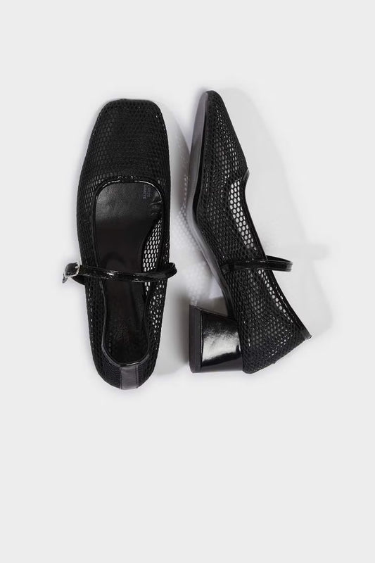 Woman Single Strap Heeled Shoes - -