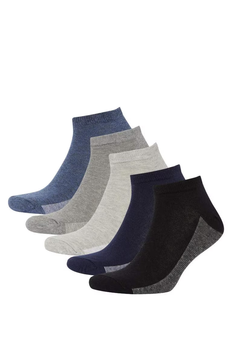 5 Pack of Booties Socks - -