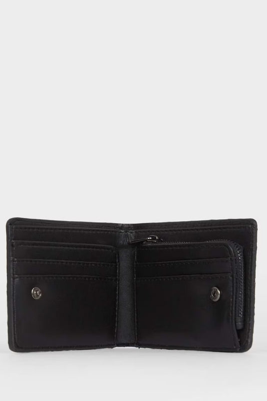 Man Faux Leather Wallets - -