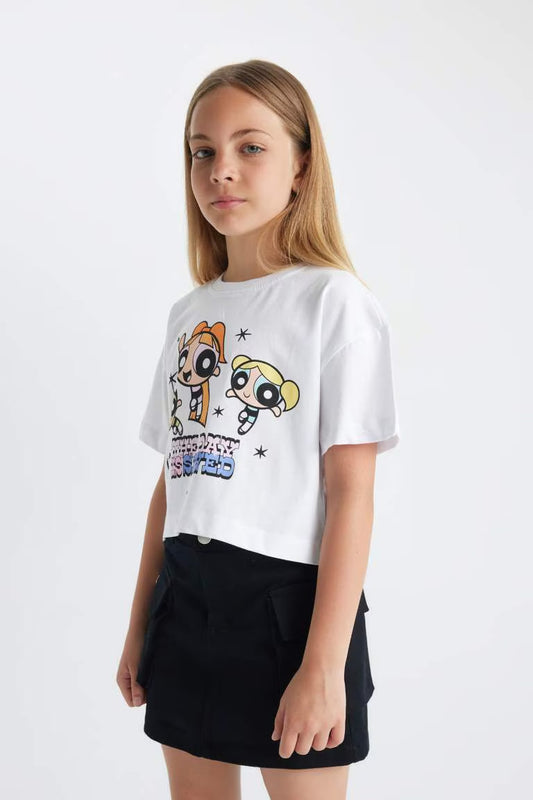 Girl PowerPuff Girls Short Sleeve T-Shirt - -