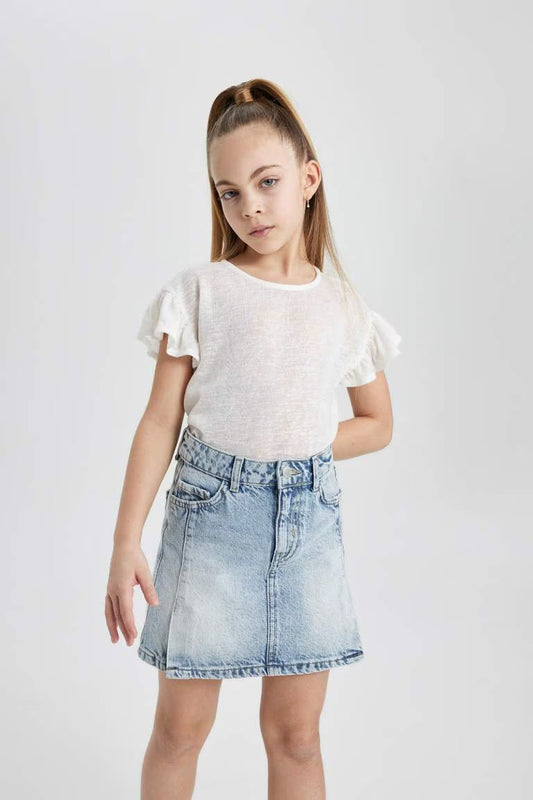 Girl Short Sleeve T-Shirt - -