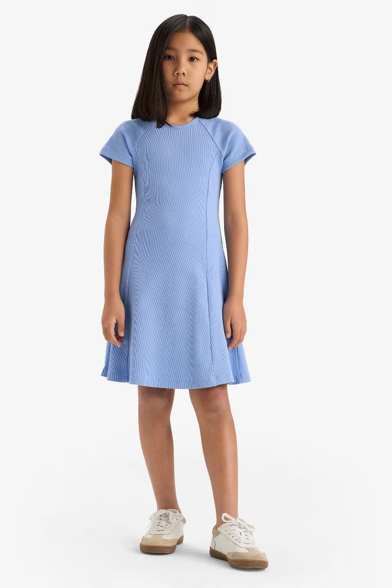 A Cut Camisole Knitted Dress - -