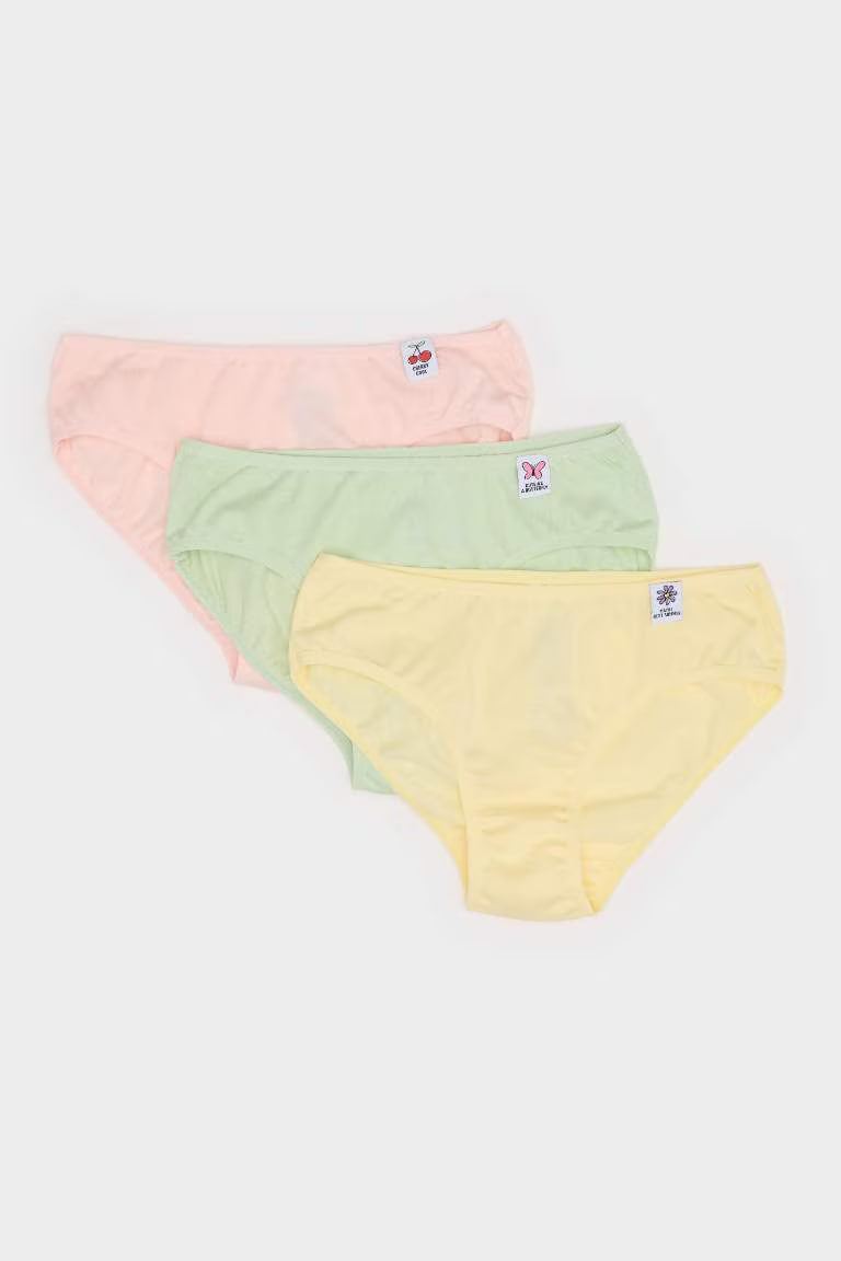 Girl 3 Piece Slip Panties - -