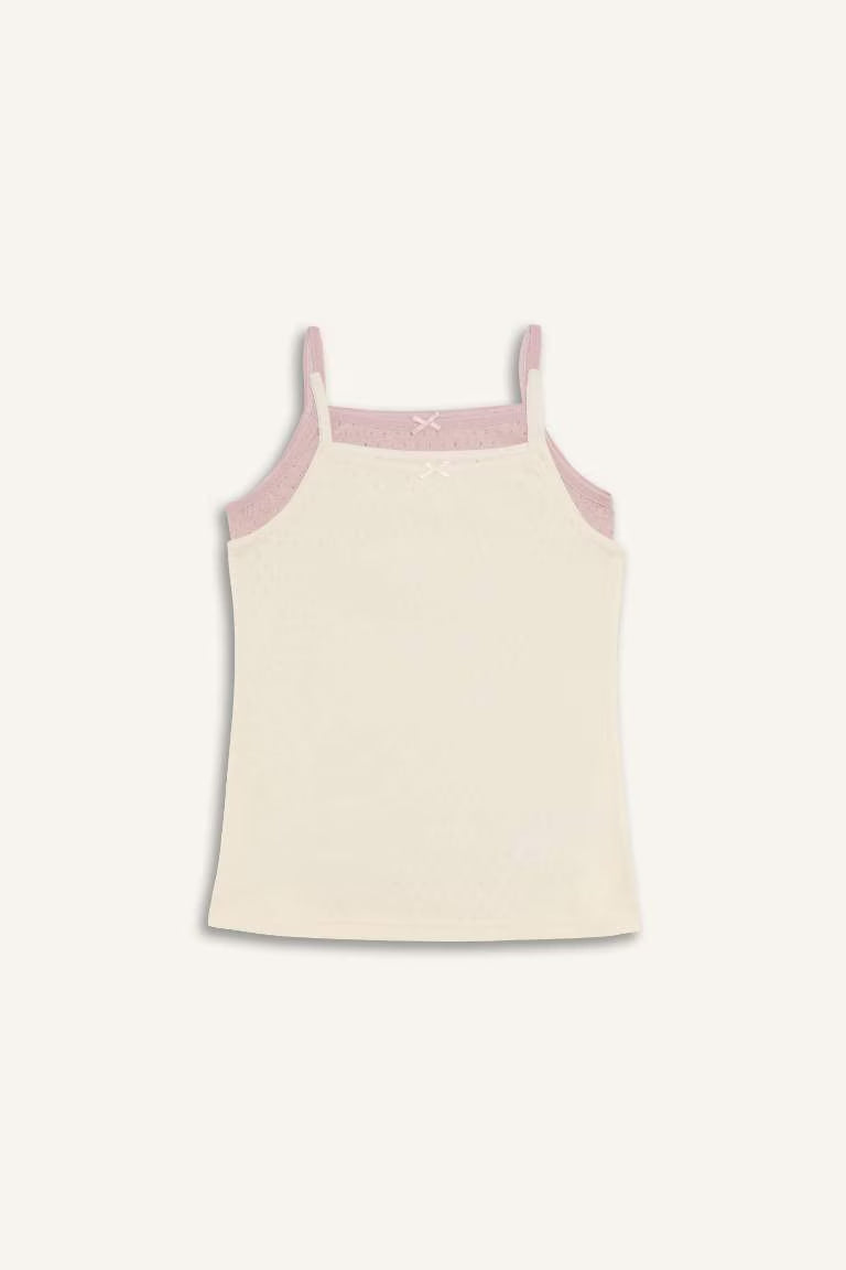 Girl 2 Piece Undershirts - -