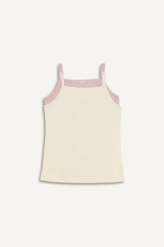 Girl 2 Piece Undershirts - -