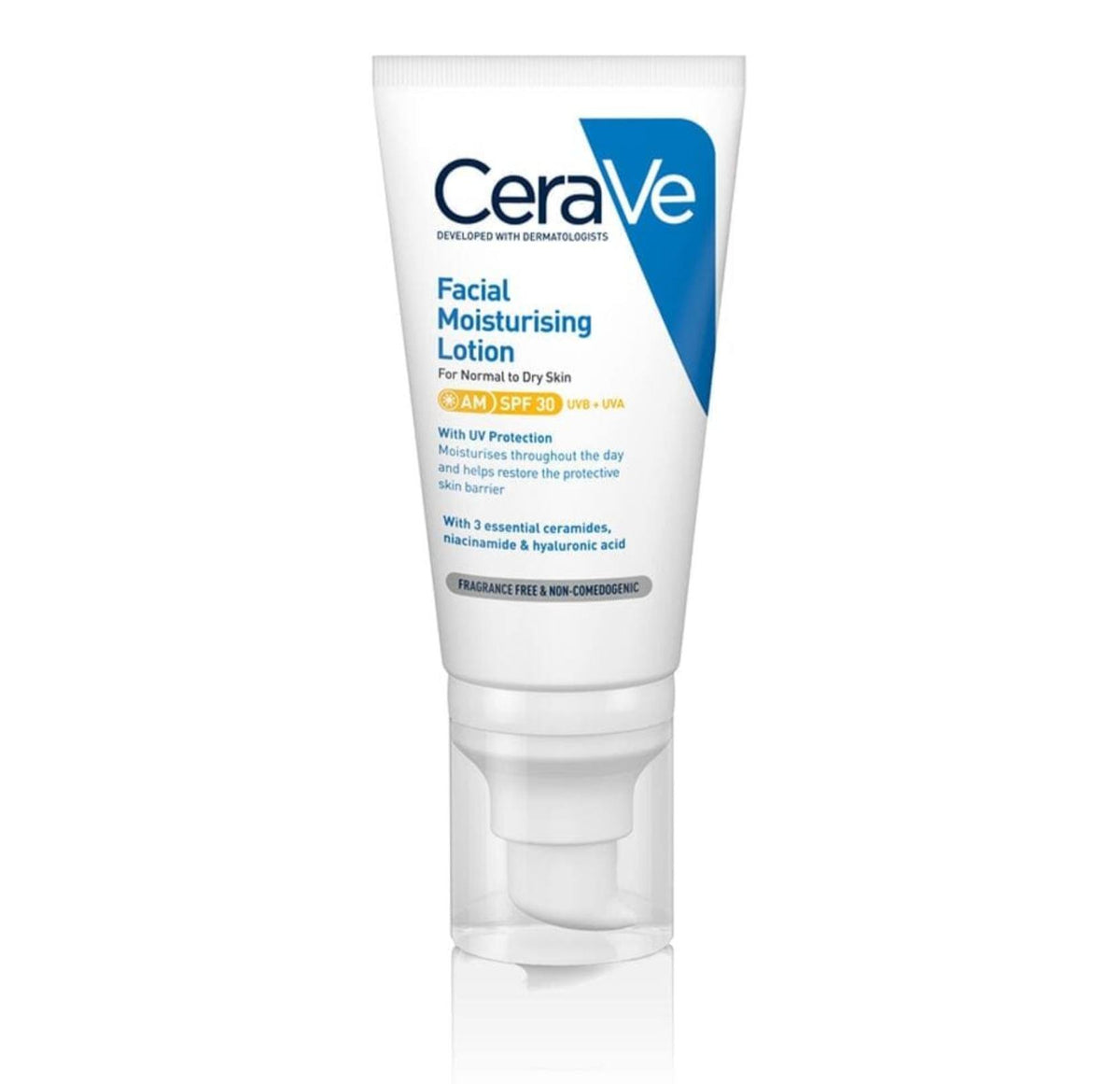 CeraVe Facial Moisturising Lotion AM SPF 30, 52ml - - 52ml