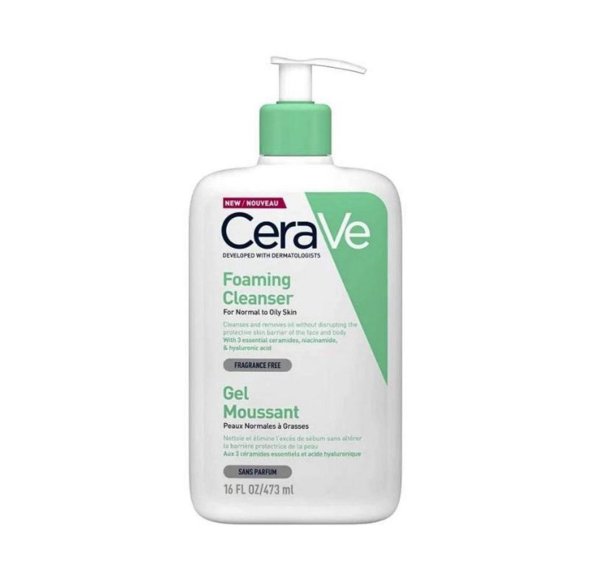 CeraVe Foaming Cleanser for Normal to Oily Skin 473ml - - 473ml