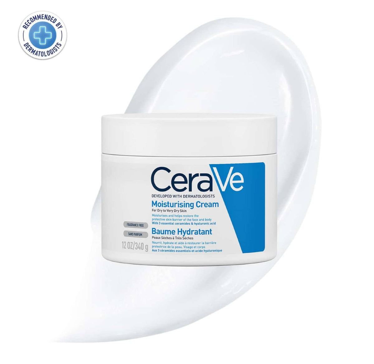 CeraVe Moisturizing Cream for Dry to Very Dry Skin 340g - - 340g