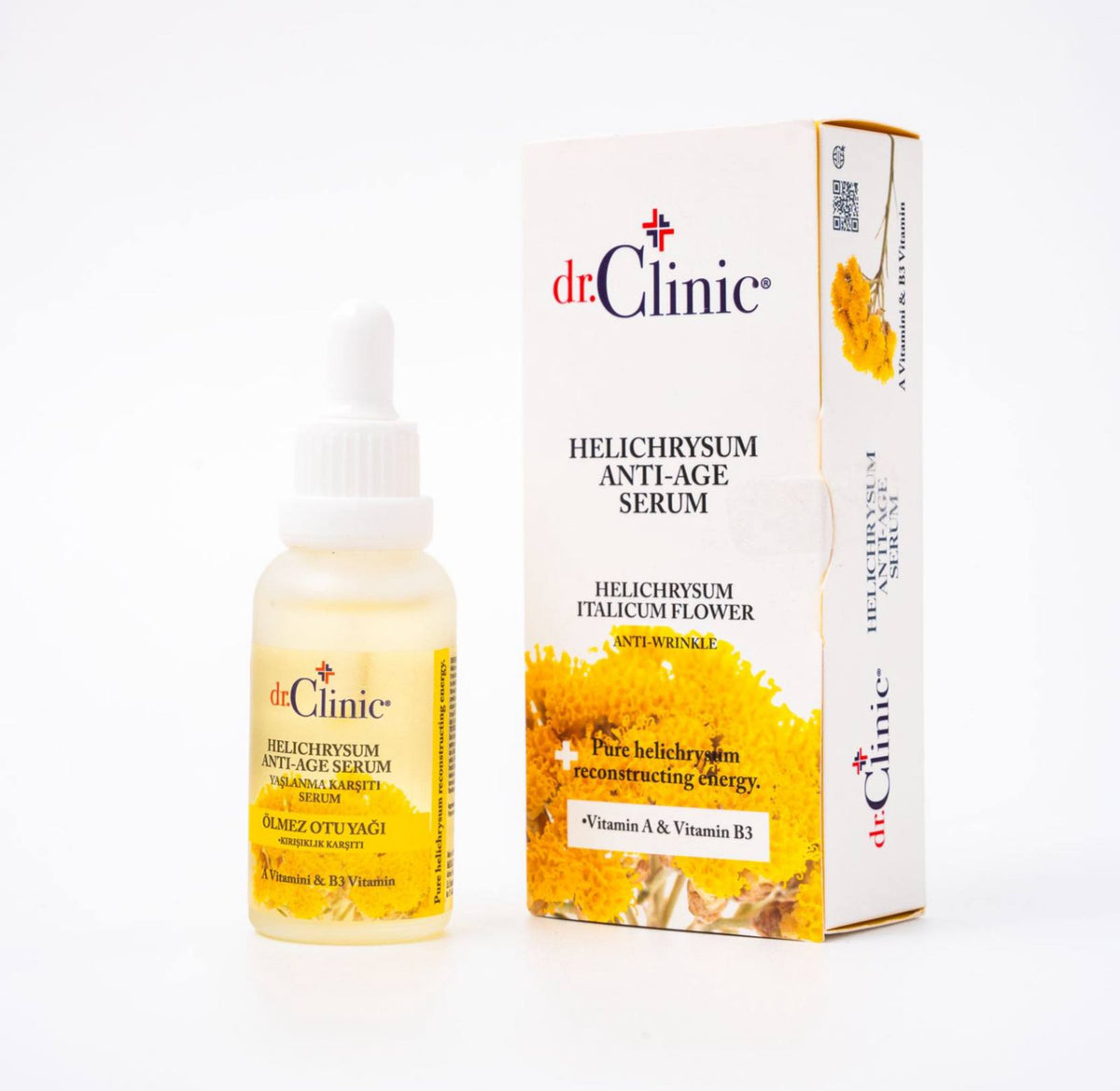 DR. CLINIC Anti-Aging Serum with Miracte Helichrysum Plant 30ml - -