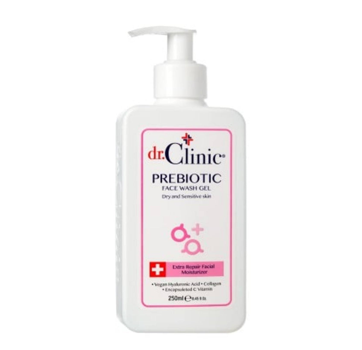 DR. CLINIC Prebiotic Face Wash Gel 250ml - - 250ml