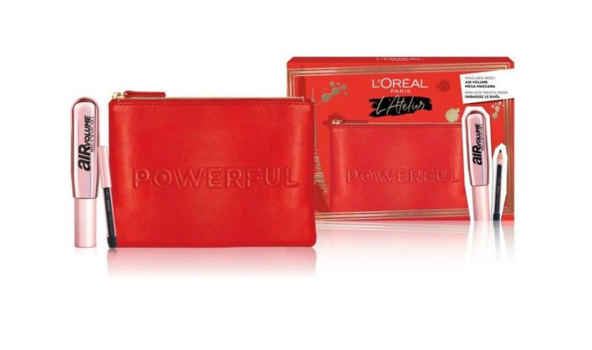 L'Oréal Paris Cofanetto Pochette Mascara Air Volume Mega & Black Pencil Paradise - -