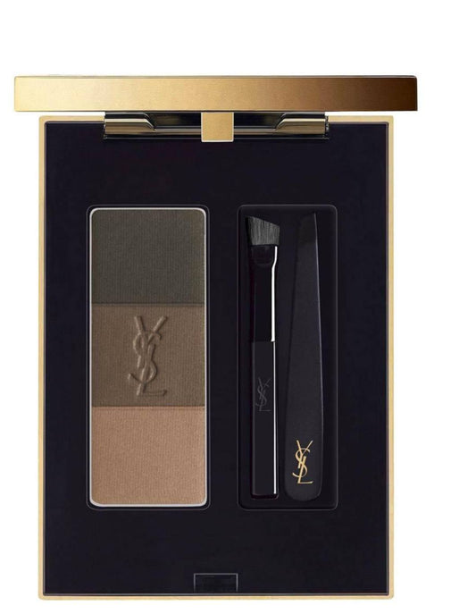 Yves Saint Laurent Couture Brow Palette - All-In-One Eyebrow Kit 3-Colours - - 2 Medium to Dark