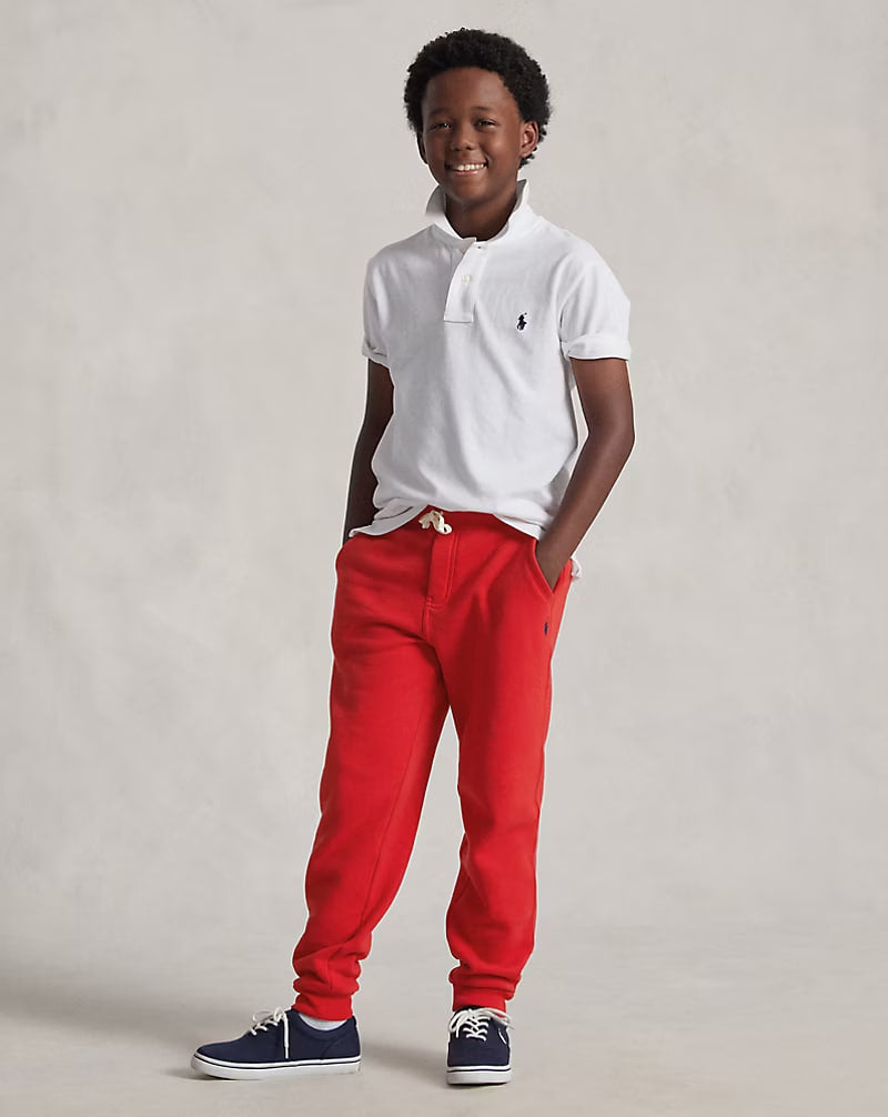 Fleece Jogger Pant - - Red