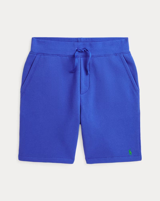 Fleece Drawstring Short - - Royal blue