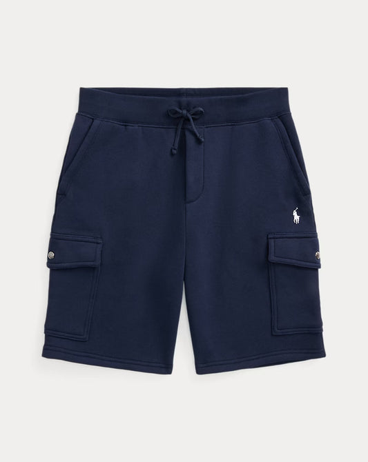 Fleece Cargo Short - - Navy