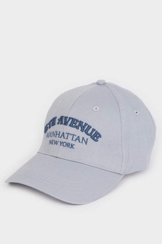 Woman Label Printed Woven Baseball Basketball Cap - -