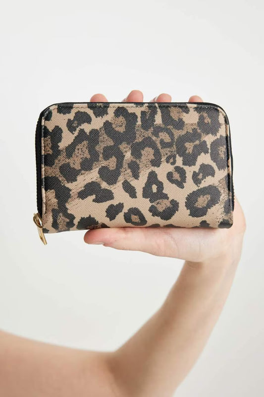 Woman Faux Leather Wallets - - Beige