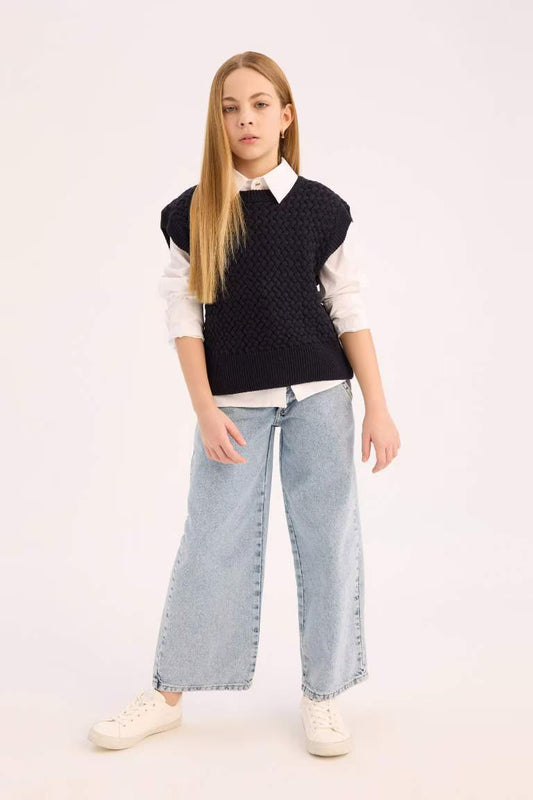 Girl Sweater Vest - -
