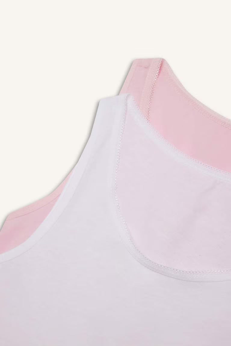 Girl 2 Piece Undershirts - -