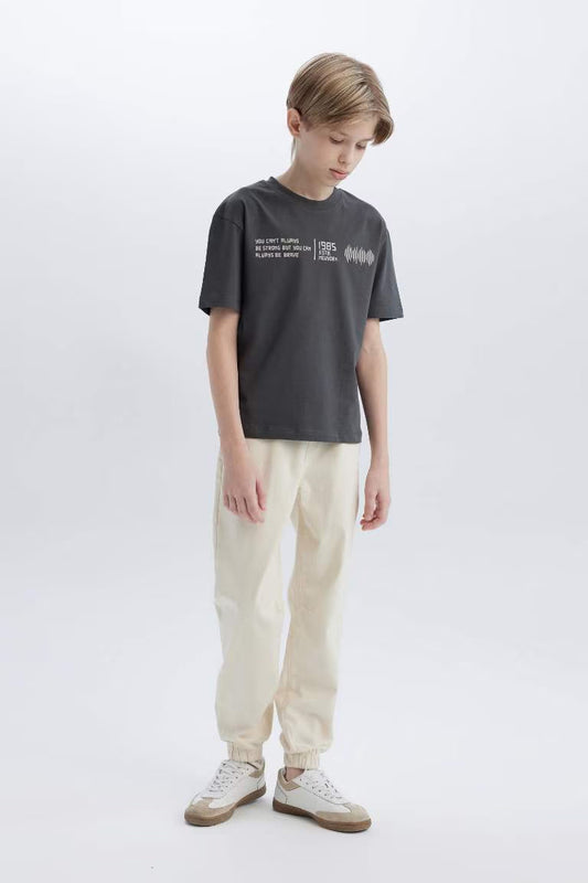 Boy Standard Leg Jogger Pants - -