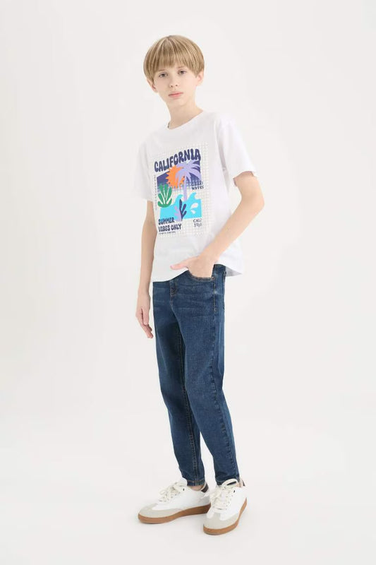 Boy Slim Fit Straight Leg Jeans - -