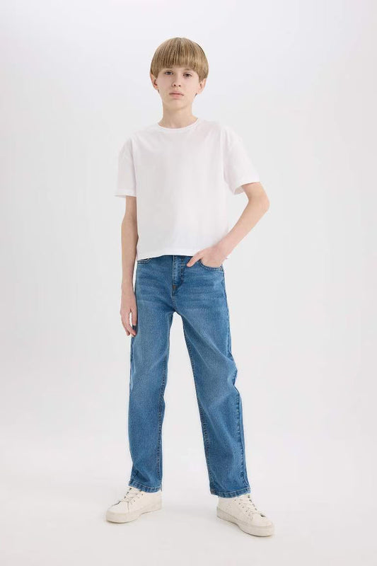 Boy Straight Fit Jeans - -