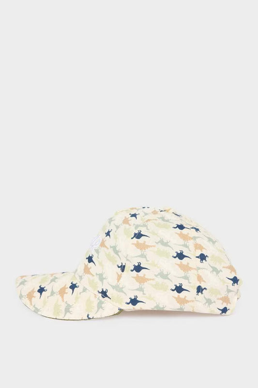 Boy Patterned Cotton Baseball Basketball Cap - -