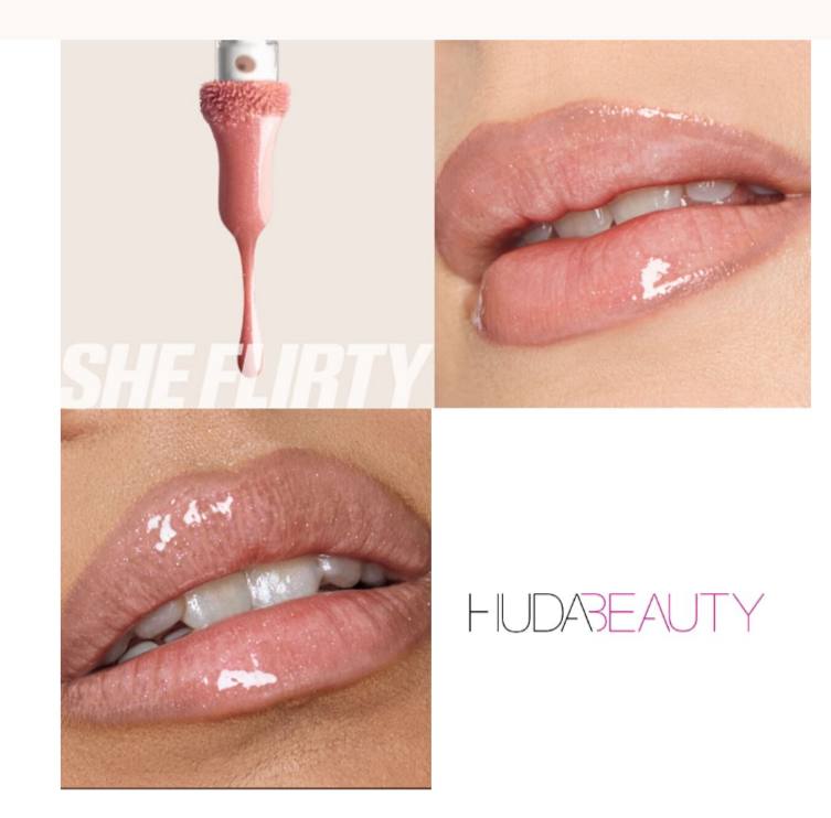 HUDA BEAUTY FAUX FILLER LIP GLOSS - -