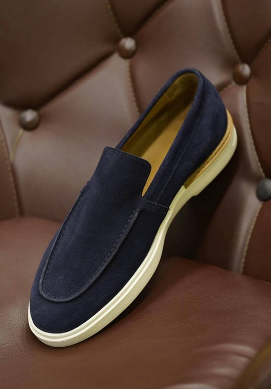 Leather footwear - - Navy