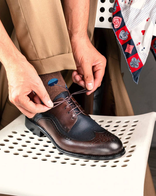 Men footwear - - Brown