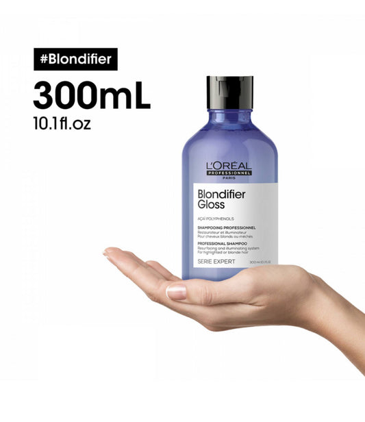 LOREAL PARIS Professionnel Série Expert Blondifier Gloss Shampoo - -