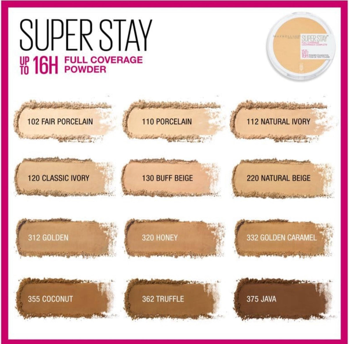 Maybelline Super Stay Powder Foundation - -