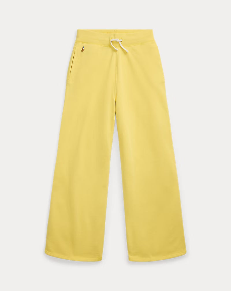 French Terry Wide-Leg Sweatpant 7-16 - - Yellow