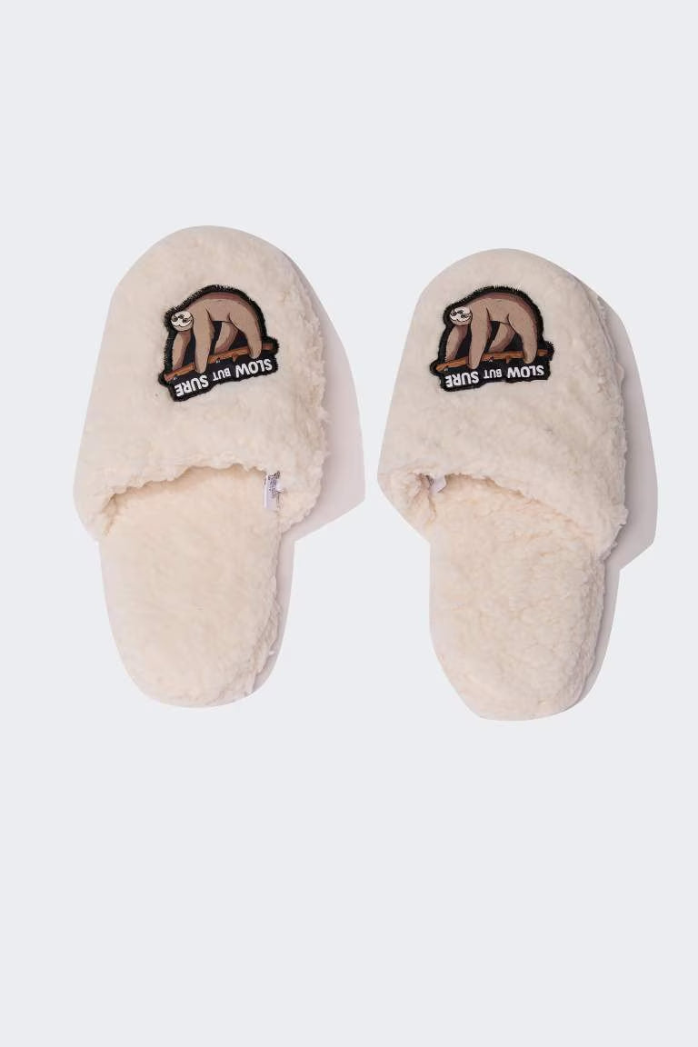 Woman Flat Sole Home Slipper - -