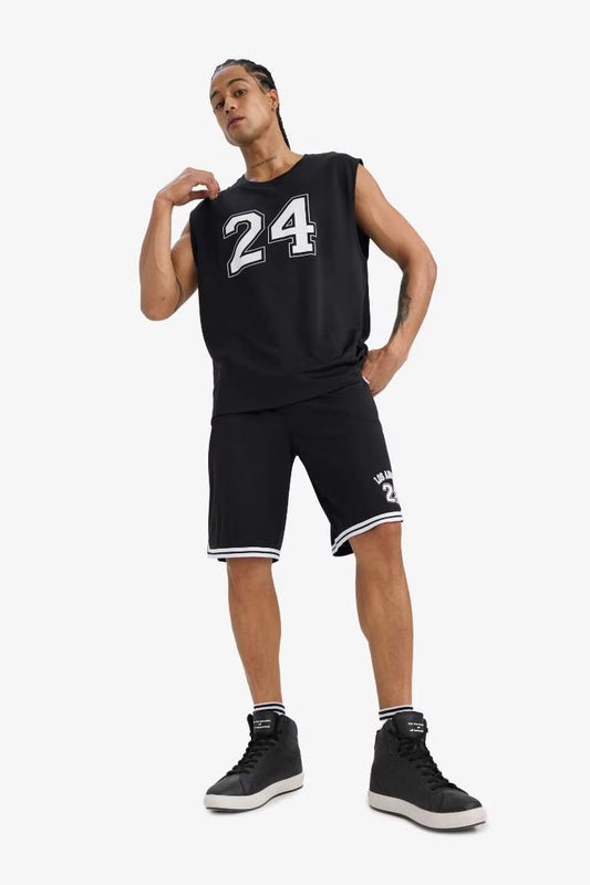 DeFactoFit Fast Drying Standard Fit Sports Heavy Fabric Shorts - -