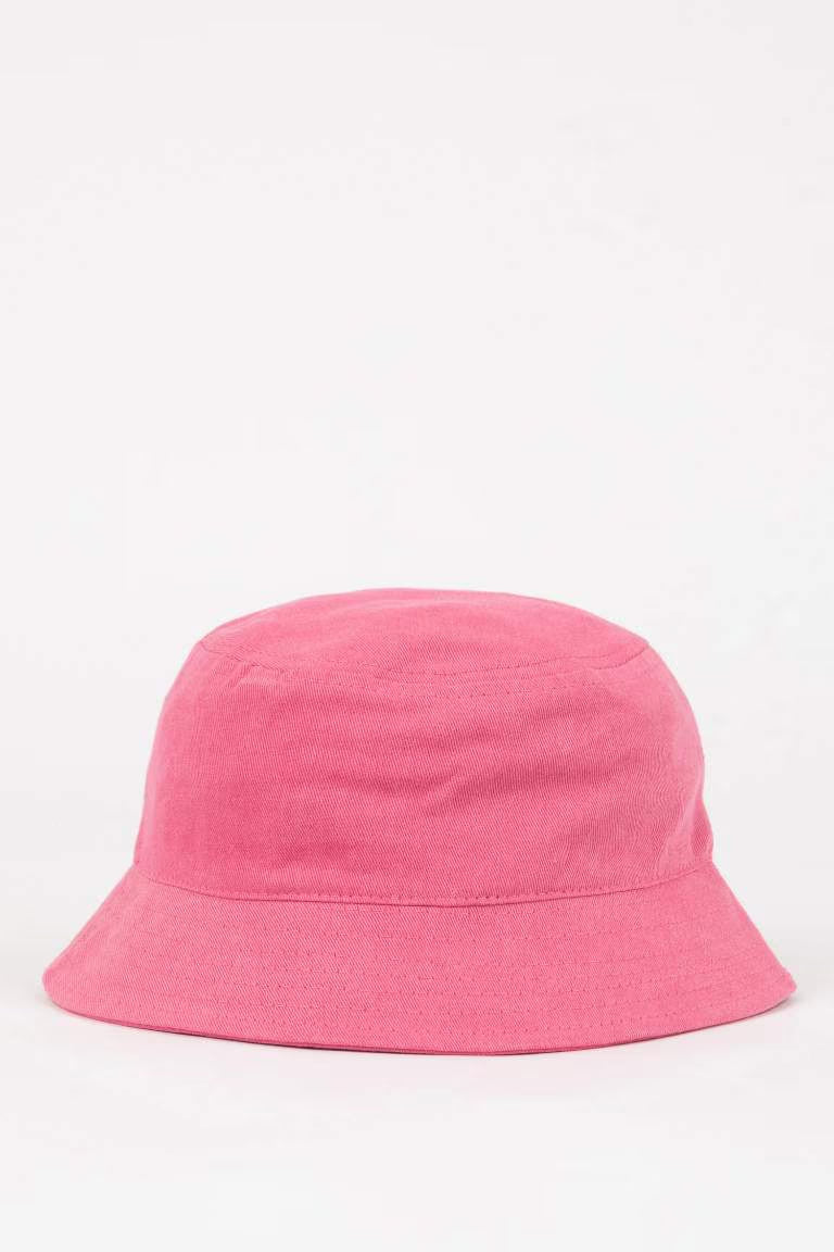 Girl Cotton Bucket Hat - -