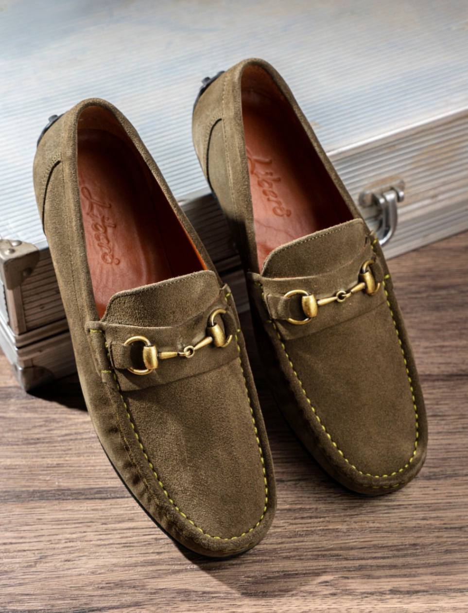 Men footwear - - olive green