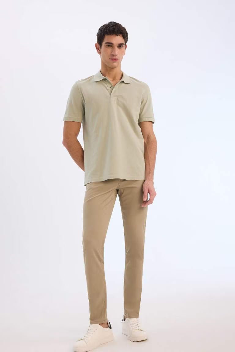 Super Skinny Hem Gabardine Trousers - - Vision