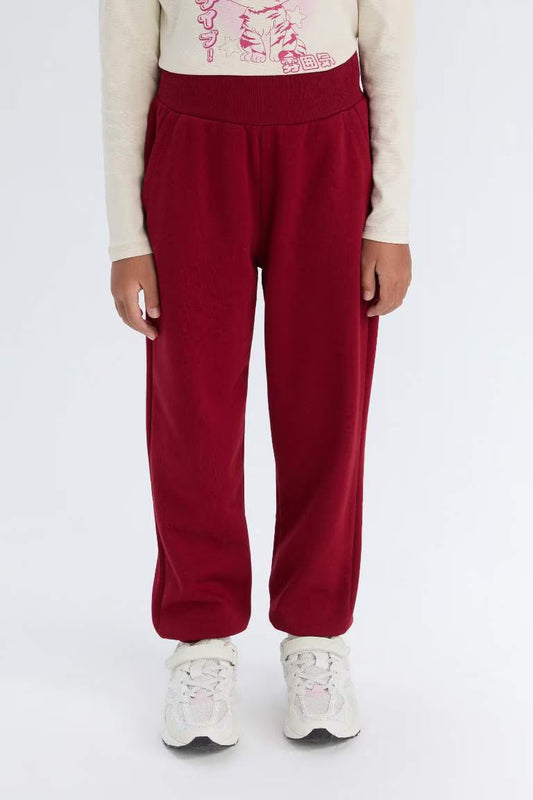 Baby Girl Basic Jogger Sweatpants - -