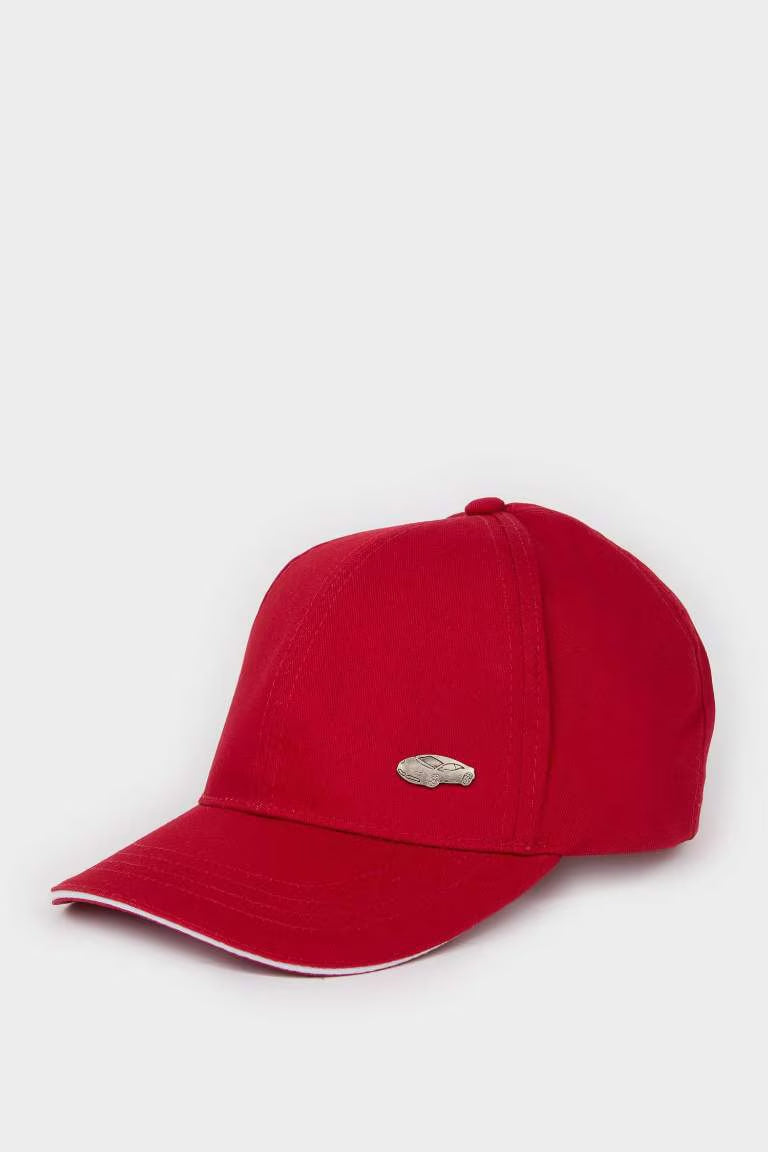Boy Cotton Baseball Basketball Cap - - Red 5-9