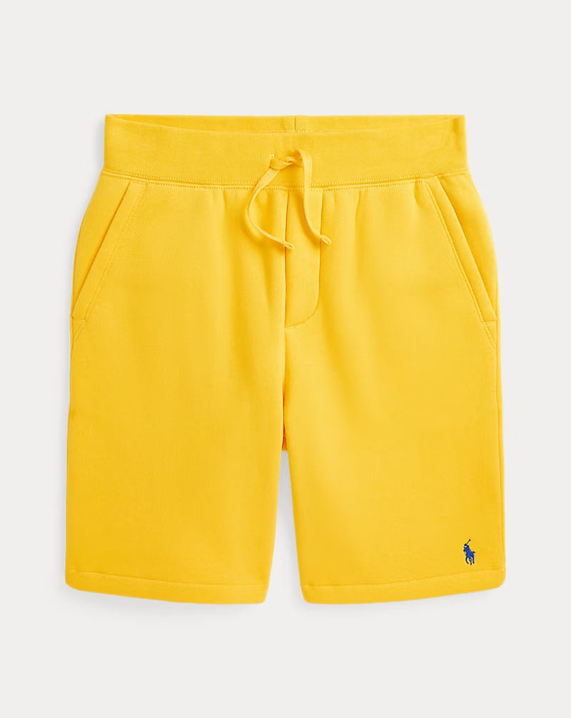 Fleece Drawstring Short - - Yellow