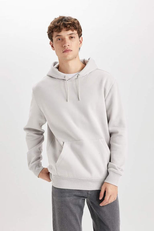 Regular Fit Long Sleeve Sweatshirt - - Heather