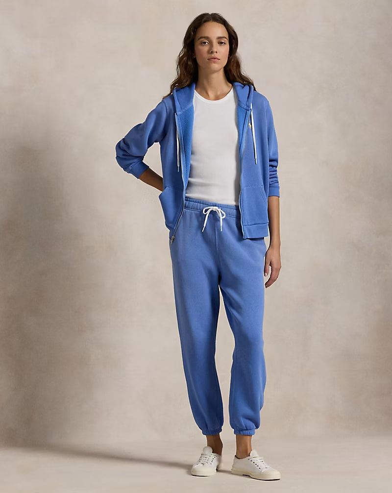 Fleece Athletic Pant - - Pond blue