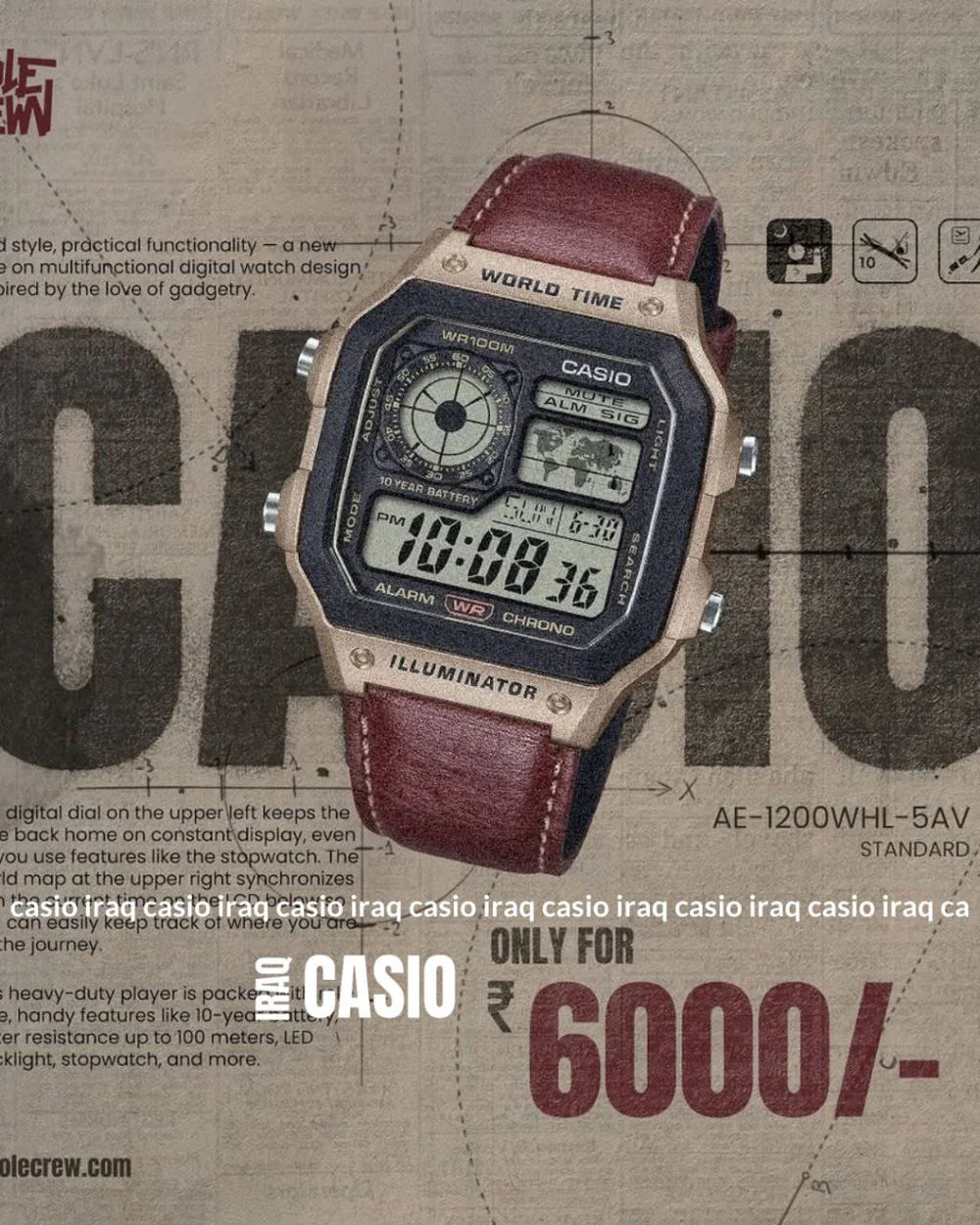 CASIO AE-1200WHL-5AVDF - -