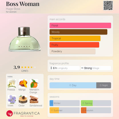 HUGO BOSS WOMAN PARFUM - -